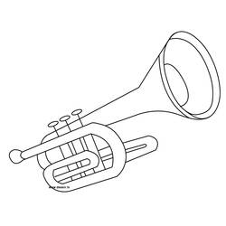 Dibujo para colorear: Instrumentos musicales (Música) #167168 - Dibujos para Colorear e Imprimir Gratis