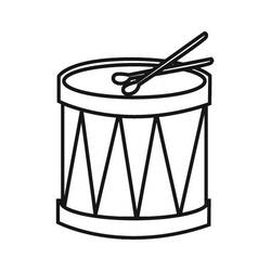 Dibujo para colorear: Instrumentos musicales (Música) #167190 - Dibujos para Colorear e Imprimir Gratis