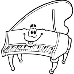 Dibujo para colorear: Instrumentos musicales (Música) #167222 - Dibujos para Colorear e Imprimir Gratis