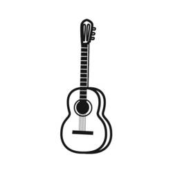 Dibujo para colorear: Instrumentos musicales (Música) #167225 - Dibujos para Colorear e Imprimir Gratis