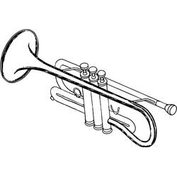 Dibujo para colorear: Instrumentos musicales (Música) #167255 - Dibujos para Colorear e Imprimir Gratis