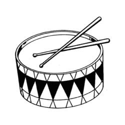 Dibujo para colorear: Instrumentos musicales (Música) #167298 - Dibujos para Colorear e Imprimir Gratis