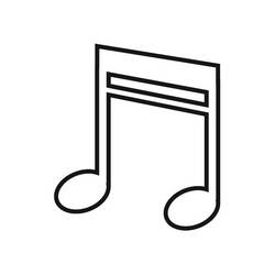 Dibujo para colorear: Instrumentos musicales (Música) #167303 - Dibujos para Colorear e Imprimir Gratis