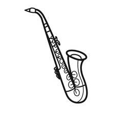 Dibujo para colorear: Instrumentos musicales (Música) #167315 - Dibujos para Colorear e Imprimir Gratis