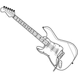 Dibujo para colorear: Instrumentos musicales (Música) #167352 - Dibujos para Colorear e Imprimir Gratis