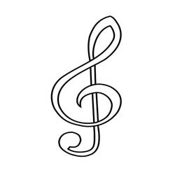 Dibujo para colorear: Notas Musicales (Música) #176884 - Dibujos para Colorear e Imprimir Gratis