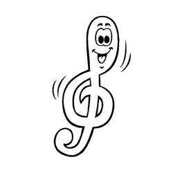 Dibujo para colorear: Notas Musicales (Música) #176885 - Dibujos para Colorear e Imprimir Gratis
