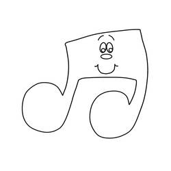Dibujo para colorear: Notas Musicales (Música) #176886 - Dibujos para Colorear e Imprimir Gratis