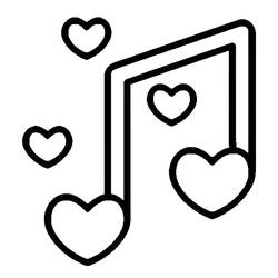 Dibujo para colorear: Notas Musicales (Música) #218757 - Dibujos para Colorear e Imprimir Gratis