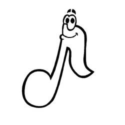 Dibujo para colorear: Notas Musicales (Música) #218759 - Dibujos para Colorear e Imprimir Gratis
