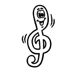 Dibujo para colorear: Notas Musicales (Música) #218760 - Dibujos para Colorear e Imprimir Gratis