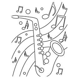 Dibujo para colorear: Notas Musicales (Música) #218762 - Dibujos para Colorear e Imprimir Gratis