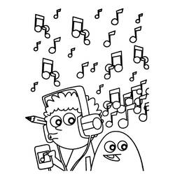 Dibujo para colorear: Notas Musicales (Música) #218763 - Dibujos para Colorear e Imprimir Gratis