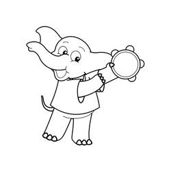 Dibujo para colorear: Pandereta (Música) #176911 - Dibujos para Colorear e Imprimir Gratis