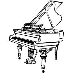 Dibujo para colorear: Piano (Música) #173485 - Dibujos para Colorear e Imprimir Gratis