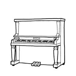 Dibujo Piano (Música) #173520 para imprimir y colorear