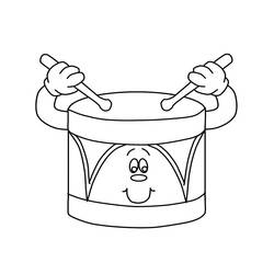 Dibujo para colorear: Tambor (Música) #209550 - Dibujos para Colorear e Imprimir Gratis