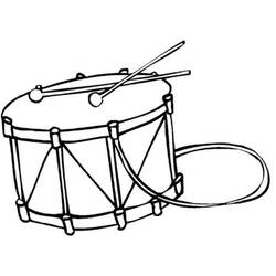 Dibujo para colorear: Tambor (Música) #209554 - Dibujos para Colorear e Imprimir Gratis