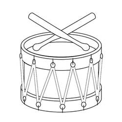 Dibujo para colorear: Tambor (Música) #209555 - Dibujos para Colorear e Imprimir Gratis