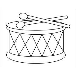 Dibujo para colorear: Tambor (Música) #209557 - Dibujos para Colorear e Imprimir Gratis