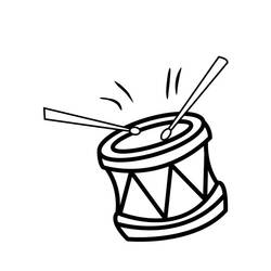 Dibujo para colorear: Tambor (Música) #209564 - Dibujos para Colorear e Imprimir Gratis