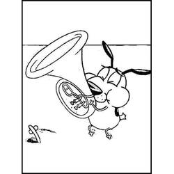 Dibujo para colorear: Trompeta (Música) #173400 - Dibujos para Colorear e Imprimir Gratis