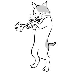 Dibujo para colorear: Trompeta (Música) #173409 - Dibujos para Colorear e Imprimir Gratis
