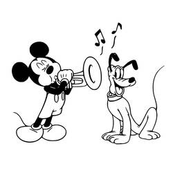 Dibujo para colorear: Trompeta (Música) #173422 - Dibujos para Colorear e Imprimir Gratis
