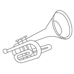 Dibujo para colorear: Trompeta (Música) #173430 - Dibujos para Colorear e Imprimir Gratis