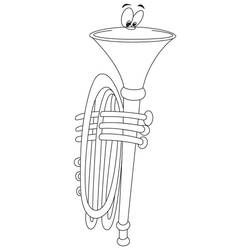 Dibujo para colorear: Trompeta (Música) #173431 - Dibujos para Colorear e Imprimir Gratis