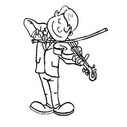 Dibujo para colorear: Violín (Música) #176927 - Dibujos para Colorear e Imprimir Gratis