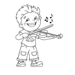 Dibujo para colorear: Violín (Música) #176929 - Dibujos para Colorear e Imprimir Gratis