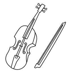 Dibujo para colorear: Violín (Música) #176935 - Dibujos para Colorear e Imprimir Gratis