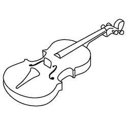 Dibujo para colorear: Violín (Música) #176940 - Dibujos para Colorear e Imprimir Gratis