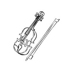 Dibujo para colorear: Violín (Música) #176942 - Dibujos para Colorear e Imprimir Gratis