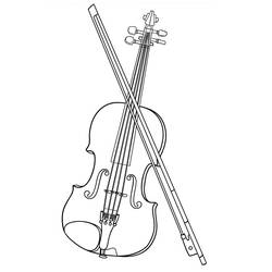 Dibujo para colorear: Violín (Música) #176943 - Dibujos para Colorear e Imprimir Gratis