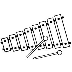 Dibujo para colorear: Xilófono (Música) #200974 - Dibujos para Colorear e Imprimir Gratis