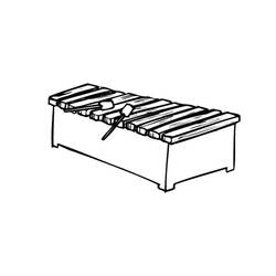 Dibujo para colorear: Xilófono (Música) #200975 - Dibujos para Colorear e Imprimir Gratis