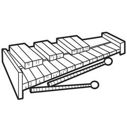 Dibujo para colorear: Xilófono (Música) #200976 - Dibujos para Colorear e Imprimir Gratis