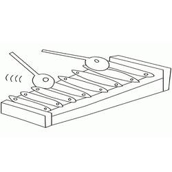 Dibujo para colorear: Xilófono (Música) #200978 - Dibujos para Colorear e Imprimir Gratis