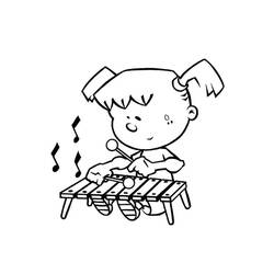 Dibujo para colorear: Xilófono (Música) #200982 - Dibujos para Colorear e Imprimir Gratis
