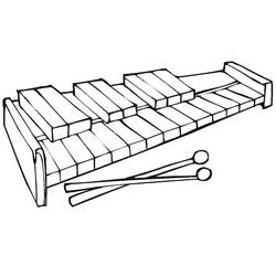 Dibujo para colorear: Xilófono (Música) #200987 - Dibujos para Colorear e Imprimir Gratis