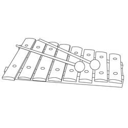 Dibujo para colorear: Xilófono (Música) #200991 - Dibujos para Colorear e Imprimir Gratis