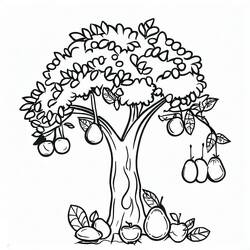 Dibujo Árbol (Naturaleza y Estaciones) #190424 para imprimir y colorear