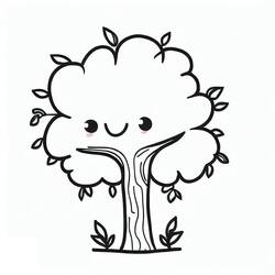 Dibujo Árbol (Naturaleza y Estaciones) #190449 para imprimir y colorear