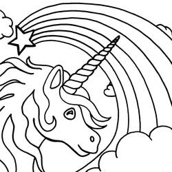Dibujo para colorear: Arcoíris (Naturaleza y Estaciones) #155271 - Dibujos para Colorear e Imprimir Gratis