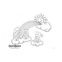 Dibujo para colorear: Arcoíris (Naturaleza y Estaciones) #155304 - Dibujos para Colorear e Imprimir Gratis