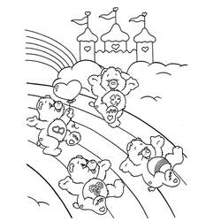 Dibujo para colorear: Arcoíris (Naturaleza y Estaciones) #155323 - Dibujos para Colorear e Imprimir Gratis