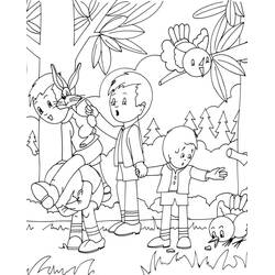Dibujo para colorear: Bosque (Naturaleza y Estaciones) #157015 - Dibujos para Colorear e Imprimir Gratis
