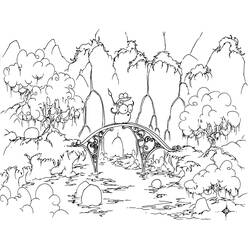 Dibujo para colorear: Bosque (Naturaleza y Estaciones) #157033 - Dibujos para Colorear e Imprimir Gratis
